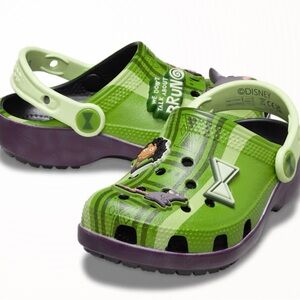 Disney Kids Size J2 Encanto Green Crocs Clogs Boys or Girls Shoes